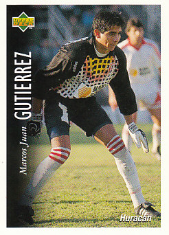 Marcos Juan Gutierrez Huracan 1995 Upper Deck Futbol Argentina #132